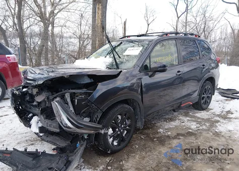 2019 Subaru Forester Sport from USA, damaged, VIN JF2SKAPC1KH485196
